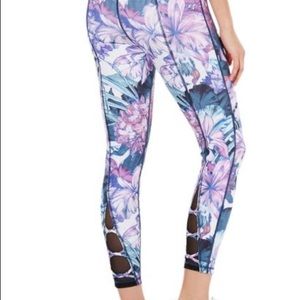 Ideology hibiscus garden floral print leggings